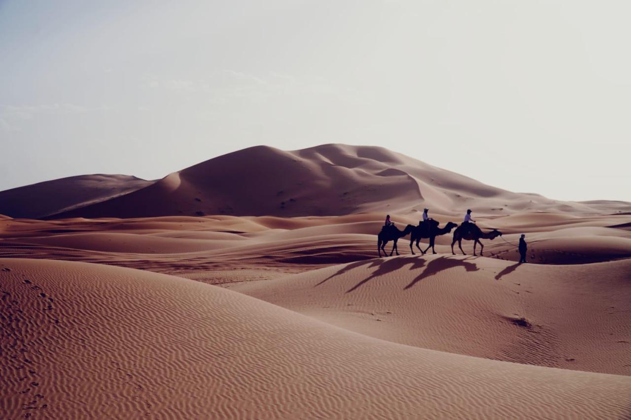 Tourza Desert Camp "Tents With Heating" เมอร์ซูกา ภายนอก รูปภาพ